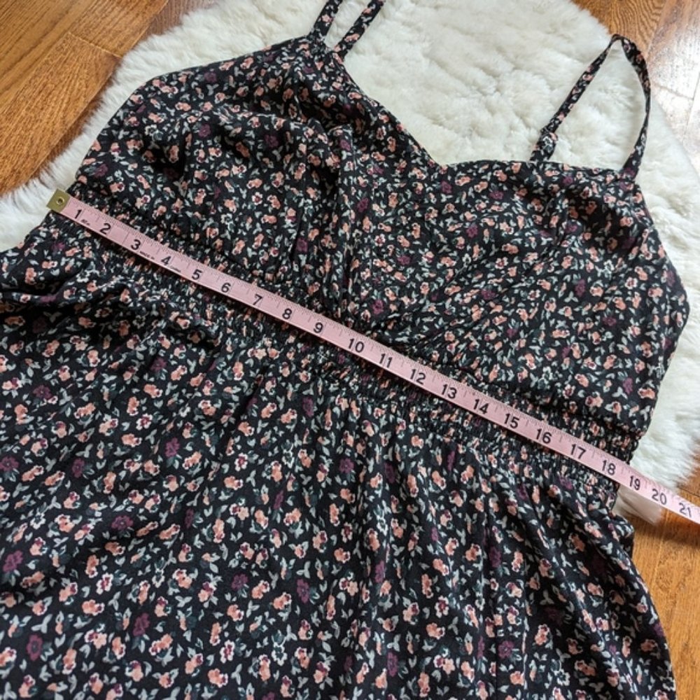 Torrid black floral print cami mini dress 2 - Picture 12 of 13